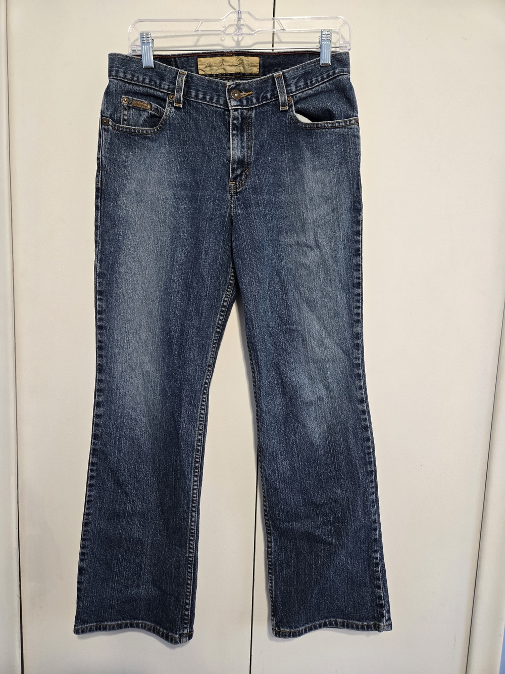 Eddie Bauer Boot Cut Stretch Jeans Women’s 10P‎ Medium Wash Denim